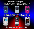 Flash Portfolio Banner - Motorola Rainbow of RAZR's
