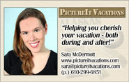 Picture It Vacations Business Card - Sara McDermott