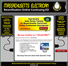 National Electrical Careers provides high-quality solar voltaic training for Massachusetts Electricians with a 6 hour professional training course.
