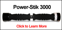 JMP Precision Product - Power Stik 3000 - The Power-Stik 3000 weights approximately 3 pounds 
and operates just like the Therapy Plus Sportstik using progressive resistance. The Power-Stik3000 is also used for Rehabilitation/Therapy, however the additional weight along with the resistance makes the P/S3000 the ideal product for developing much needed forearm, wrist, hand strength and flexibilty.